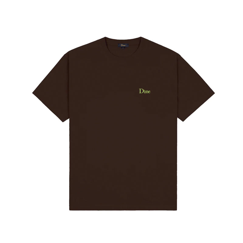 Dime MTL(ダイム)/ Classic Small Logo T-Shirt -4.COLOR-(BROWN)
