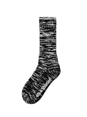 40s&Shorties(フォーティスアンドショーティース)/ Speckle Socks -BLACK-