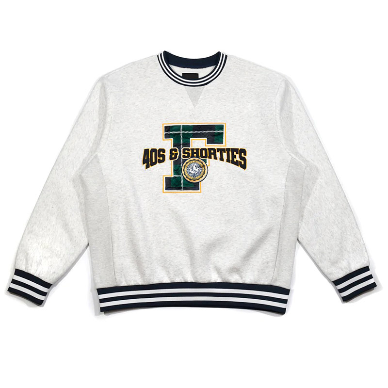 40s&Shorties(フォーティスアンドショーティース)/ UPPER CLASSMAN CREW SWEAT