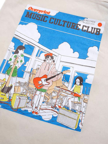 OVER PRINT(オーバープリント)/ MCC Tote bag *GAKUMYU -2COLOR-