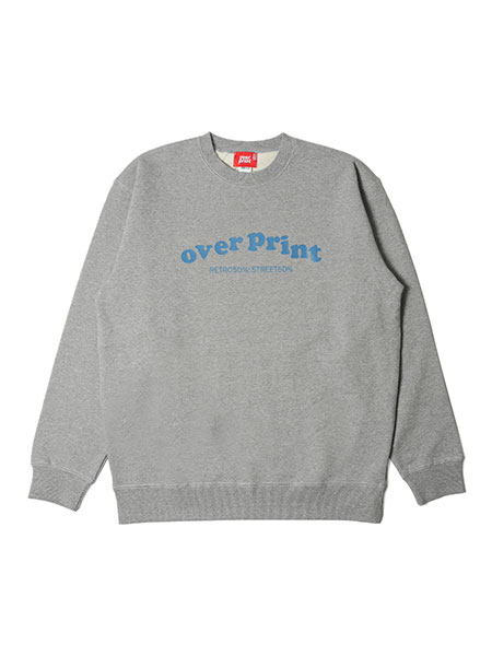 OVER PRINT(オーバープリント)/ UNIFORM sweatshirt -GREY-