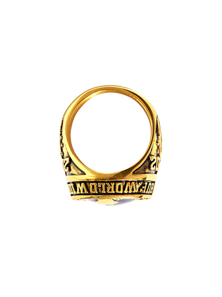 HUF(ハフ)/ WORLDWIDE RING -GOLD-