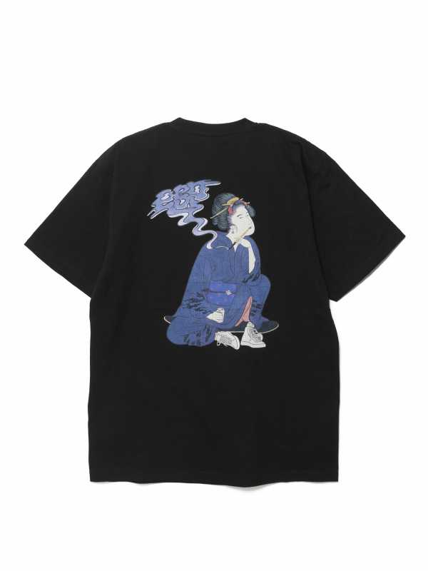 E.S.P.ORIGINAL(イーエスピーオリジナル)/ UKIYO-E SS T-SHIRT -BLACK-