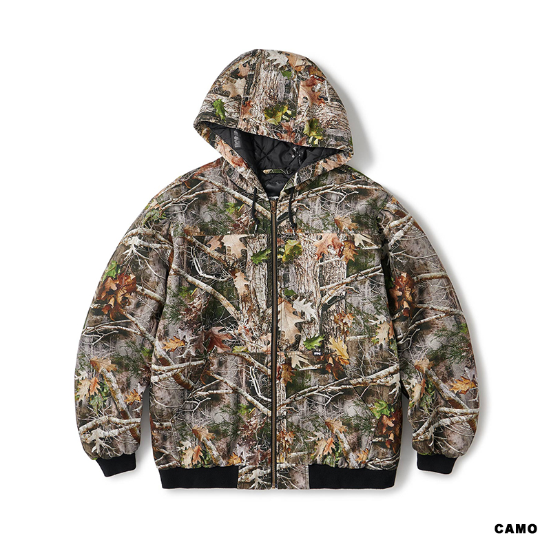 FTC(エフティーシー)/ WASHED CANVAS HOODED JACKET(CAMO)