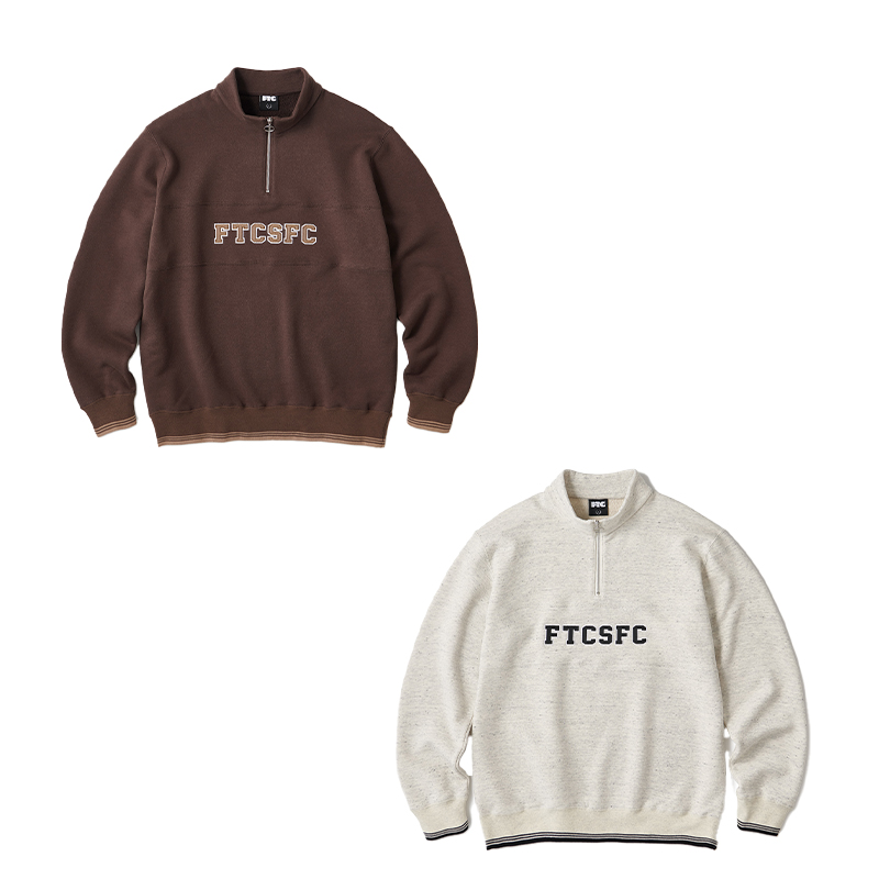 FTC(エフティーシー)/ FTCSFC HALF ZIP SWEATSHIRT