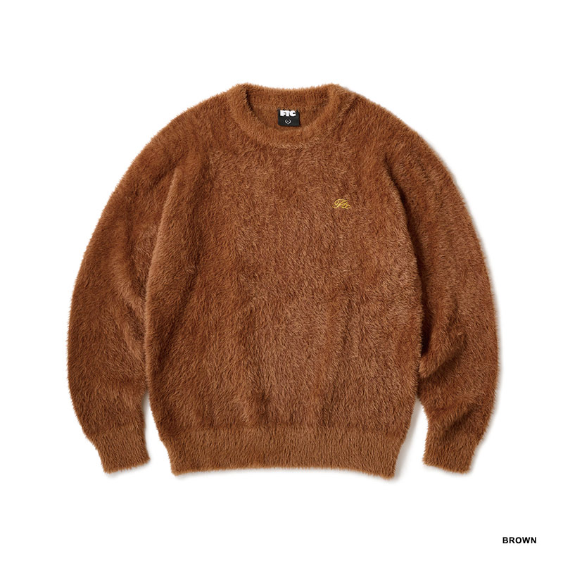 FTC(エフティーシー)/ HEATHER SHAGGY SWEATER -2COLOR-(BROWN)