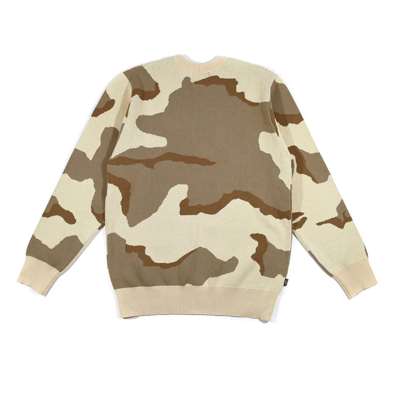 40s&Shorties(フォーティスアンドショーティース)/ DESERT CAMO CREWNECK SWEATER -TAN-