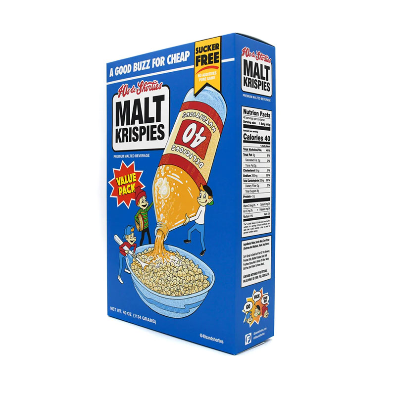 40s&Shorties(フォーティスアンドショーティース)/ Malt Krispies Cereal Box