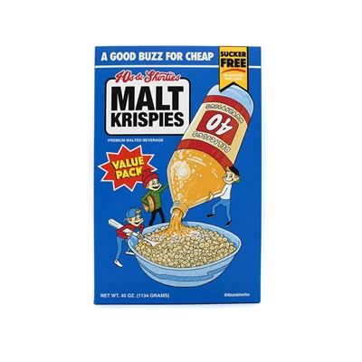 40s&Shorties(フォーティスアンドショーティース)/ Malt Krispies Cereal Box