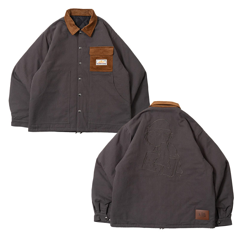 ROUGH SKETCH CLOTHING(ラフスケッチクロージング)/ ROUGH WORKERS JACKET -3COLOR-(CHARCOAL)