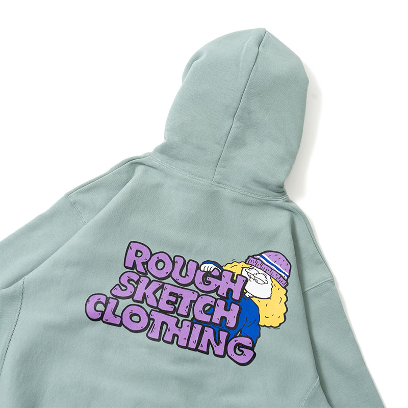 ROUGH SKETCH CLOTHING(ラフスケッチクロージング)/ GRAB HEAVY HOODIE -3COLOR-