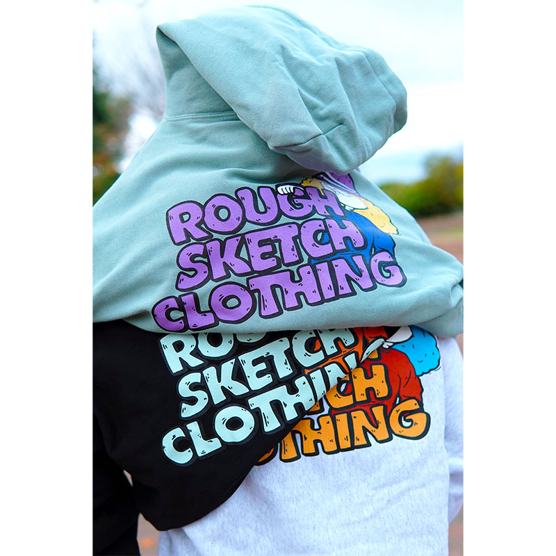 ROUGH SKETCH CLOTHING(ラフスケッチクロージング)/ GRAB HEAVY HOODIE -3COLOR-