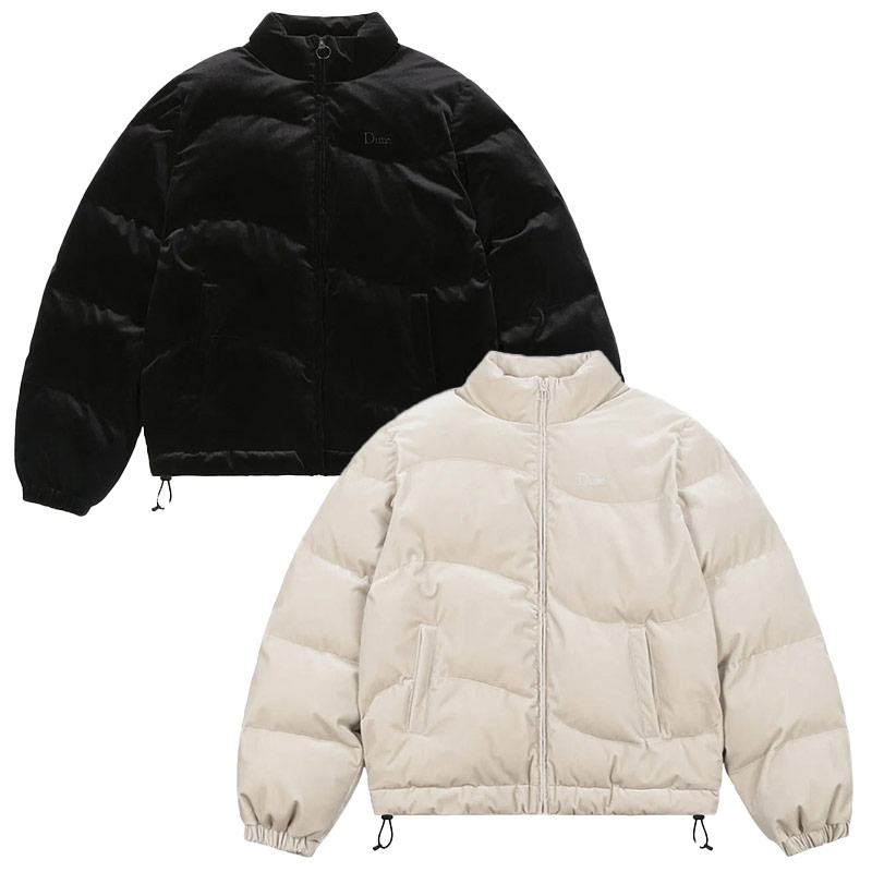 Dime VELVET QUILTED PUFFER