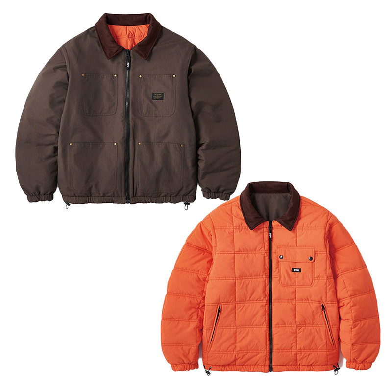 FTC(エフティーシー)/ REVERSIBLE  PUFFY WORK JACKET -2COLOR-(BROWN)