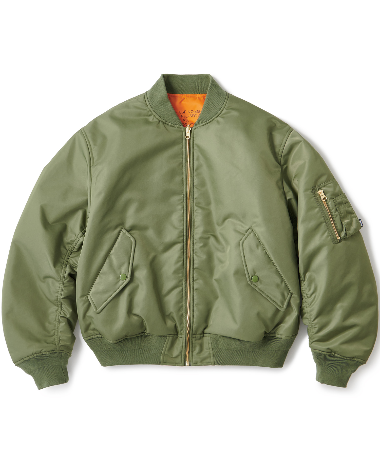 FTC(エフティーシー)/ SPEC MA-1 JACKET -2COLOR-(OLIVE)