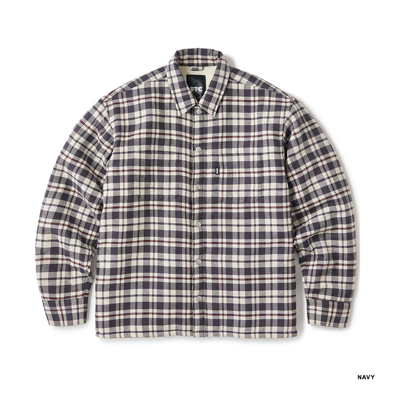FTC(エフティーシー)/ SHERPA LINED PLAID NEL SHIRT -3COLOR-
