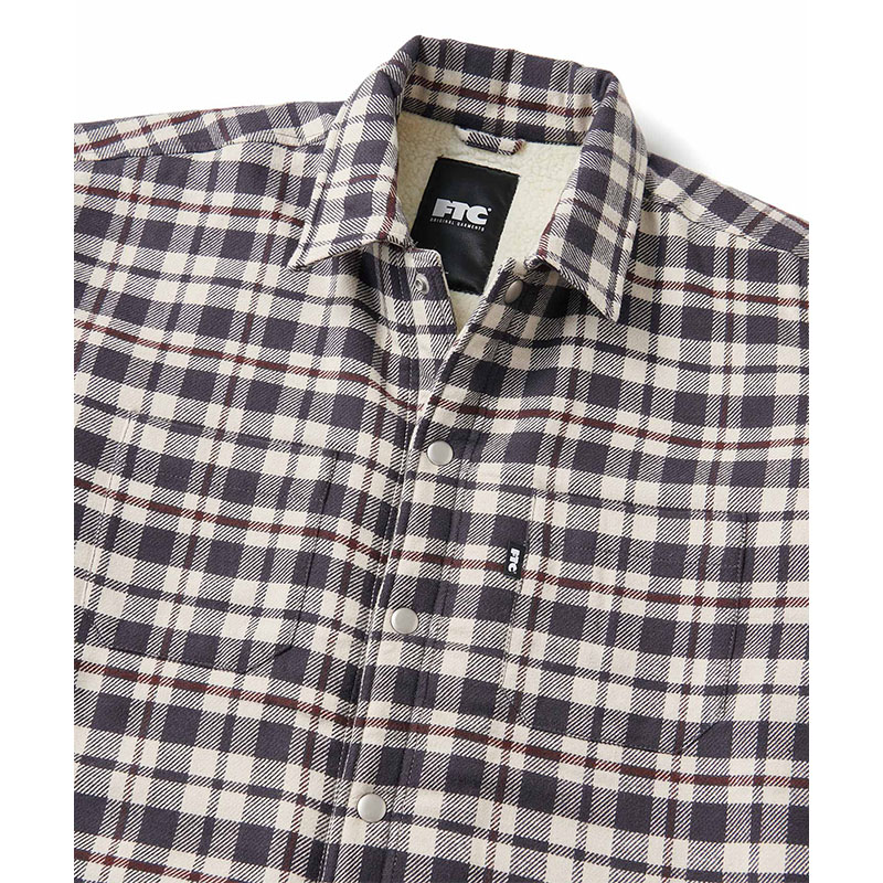 FTC(エフティーシー)/ SHERPA LINED PLAID NEL SHIRT -3COLOR-