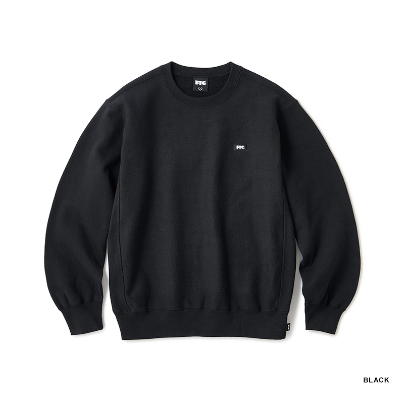 FTC(エフティーシー)/ SMALL BOX LOGO CREW NECK -4COLOR-(BLACK)