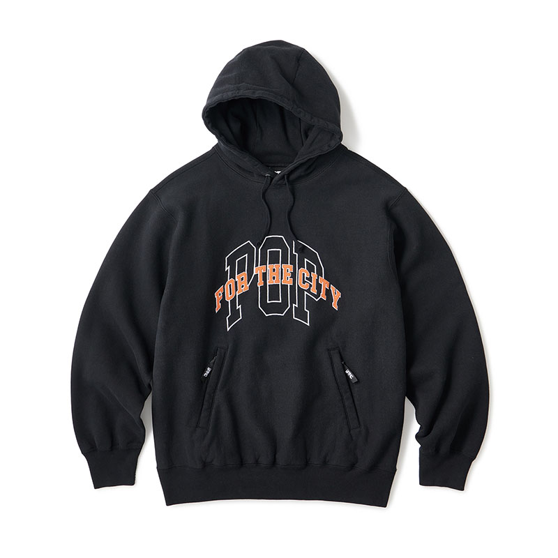 FTC(エフティーシー)/ FTC & Pop Trading Company COLLEGE PULLOVER HOODY -2COLOR-(BLACK)