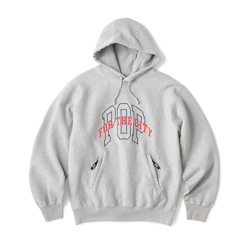 FTC(エフティーシー)/ FTC & Pop Trading Company COLLEGE PULLOVER HOODY -2COLOR-(GREY)
