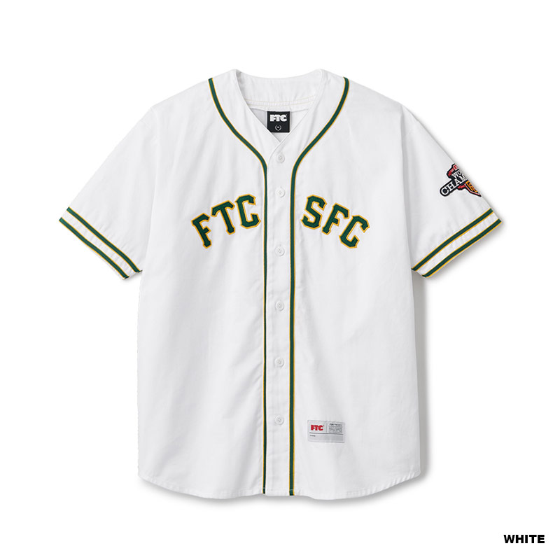 FTC(エフティーシー)/ CLASSIC BASEBALL JERSEY-3COLORS-(WHITE)