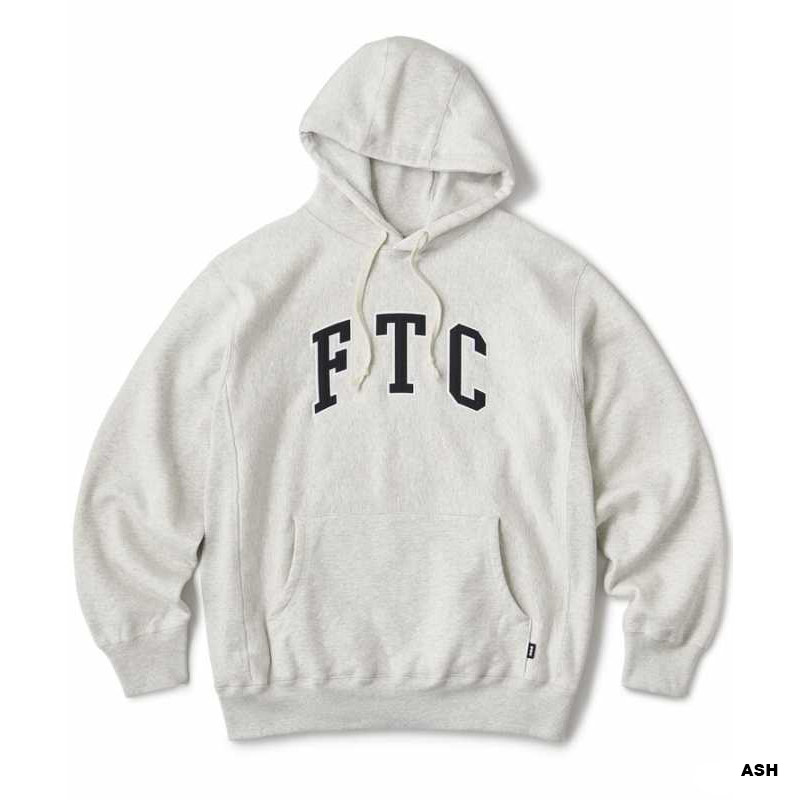 FTC(エフティーシー)/ CLASSIC COLLEGE PULLOVER HOODY -2COLOR-(ASH)