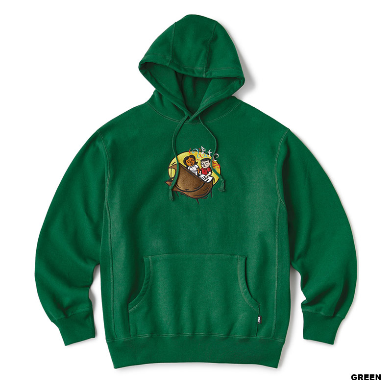 FTC(エフティーシー)/ LESSON PULLOVER HOODY(GREEN)