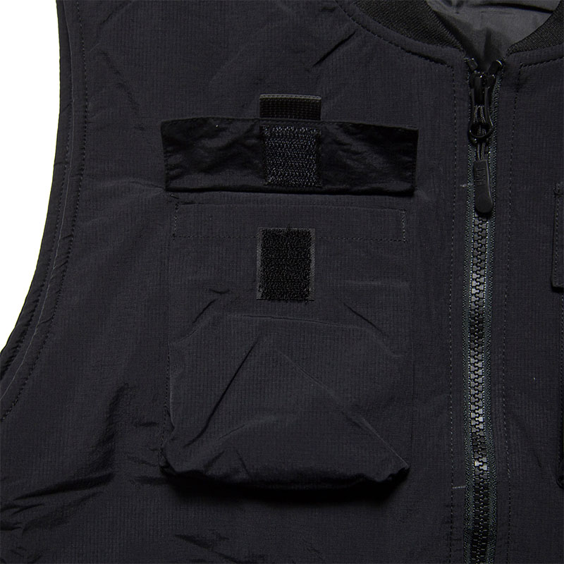 HAIGHT(ヘイト)/ NYLON PADDED VEST -BLACK-