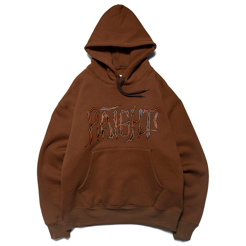 HAIGHT(ヘイト)/ SCRIBE TATTOO LOGO HOODIE -2COLOR-(BROWN)