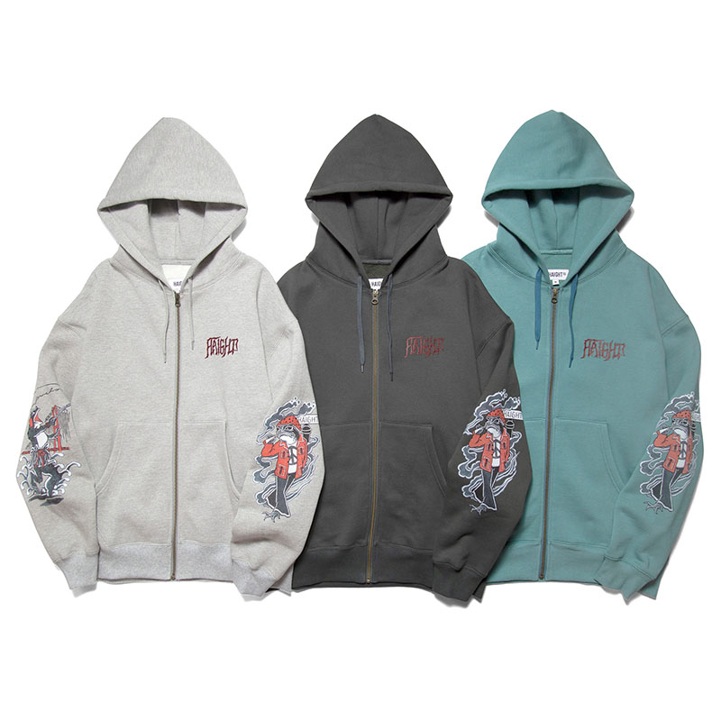 HAIGHT(ヘイト)/ SCRIBE TATTOO ZIP HOODIE -3COLOR-