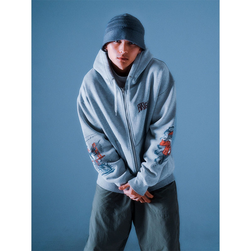 HAIGHT(ヘイト)/ SCRIBE TATTOO ZIP HOODIE -3COLOR-