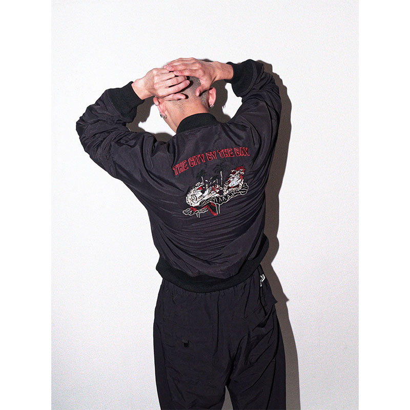 HAIGHT(ヘイト)/ SCRIBE TATTOO BOMBER JACKET -BLACK-