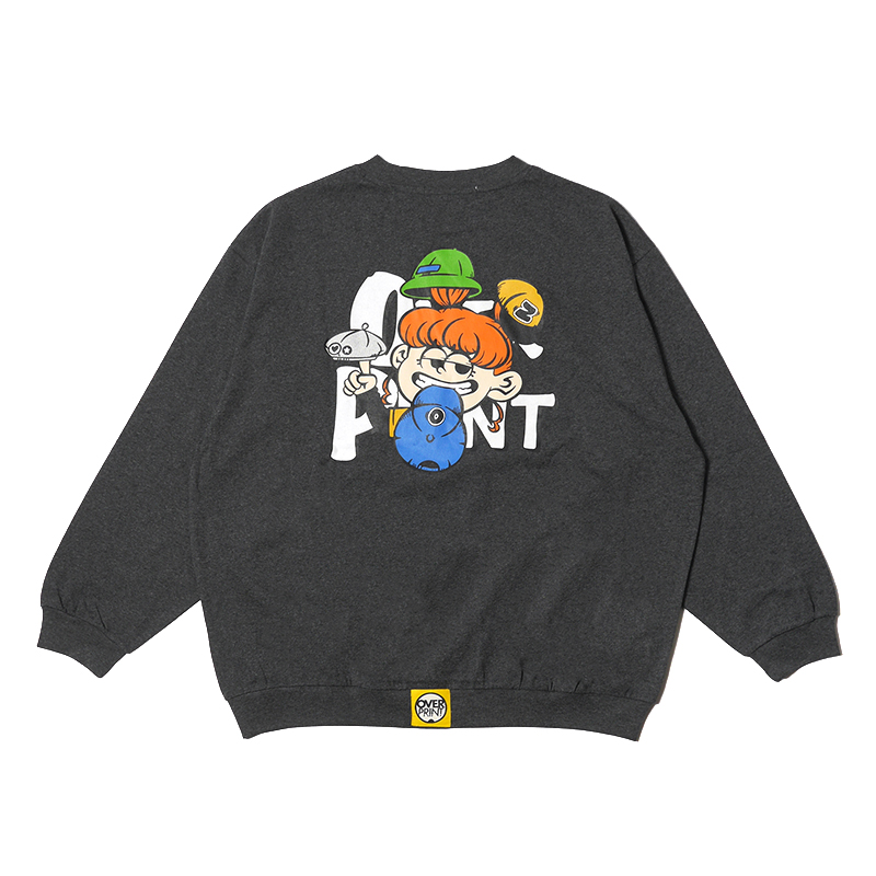 OVER PRINT(オーバープリント)/ HEAD GEAR sweatshirts like LS TEE -2COLOR-