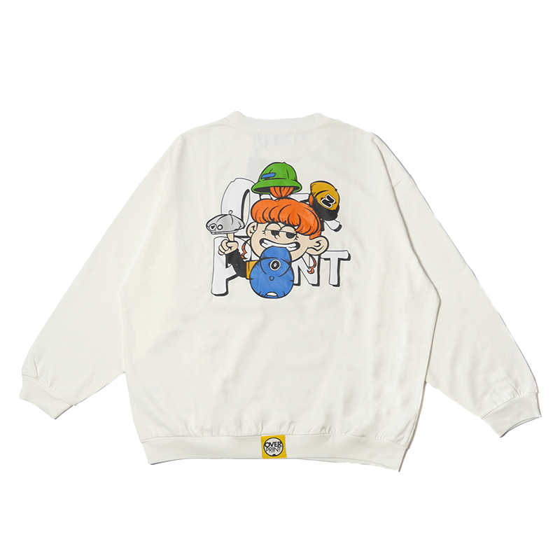 OVER PRINT(オーバープリント)/ HEAD GEAR sweatshirts like LS TEE -2COLOR-