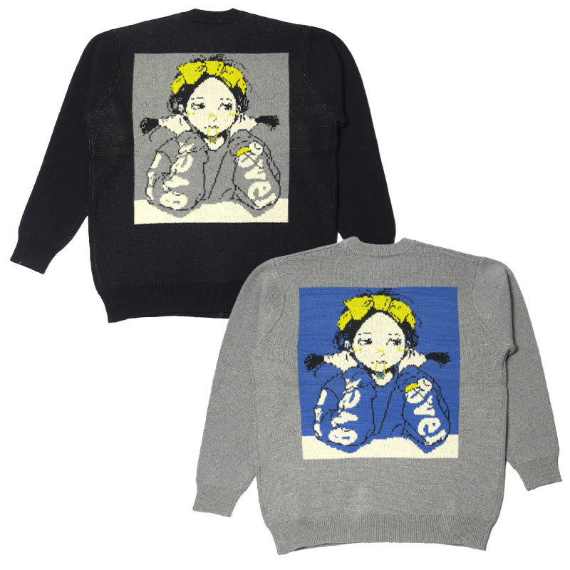 OVER PRINT(オーバープリント)/ POP ART JQ KNIT Ver:1 -2COLORS-