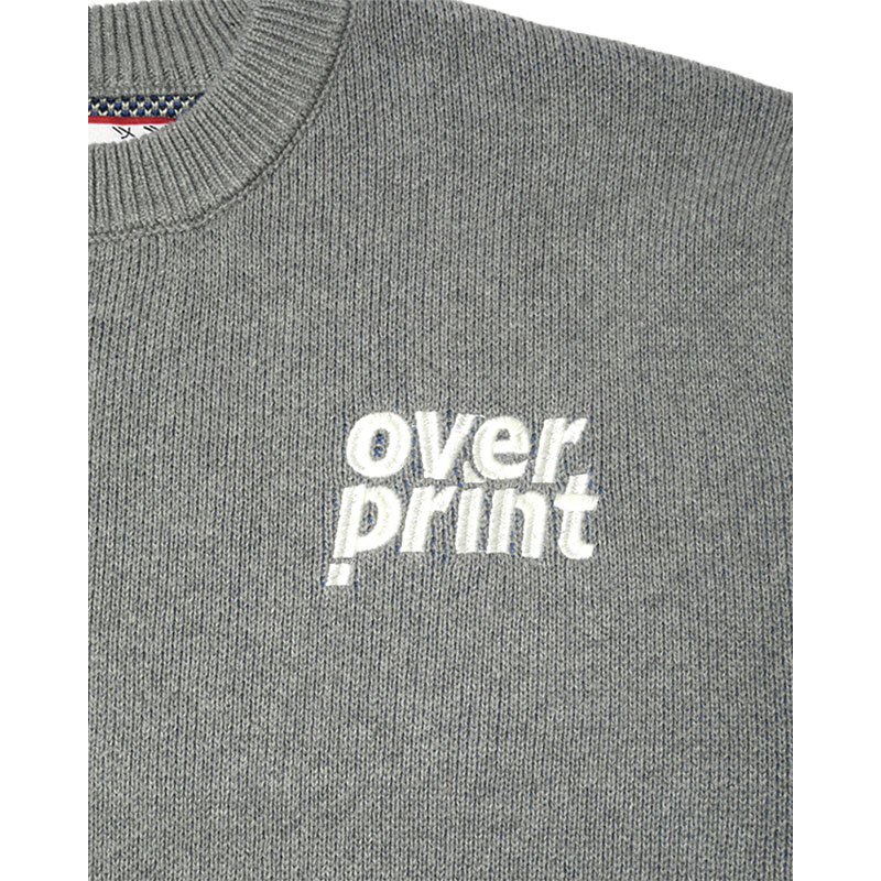 OVER PRINT(オーバープリント)/ POP ART JQ KNIT Ver:1 -2COLORS-