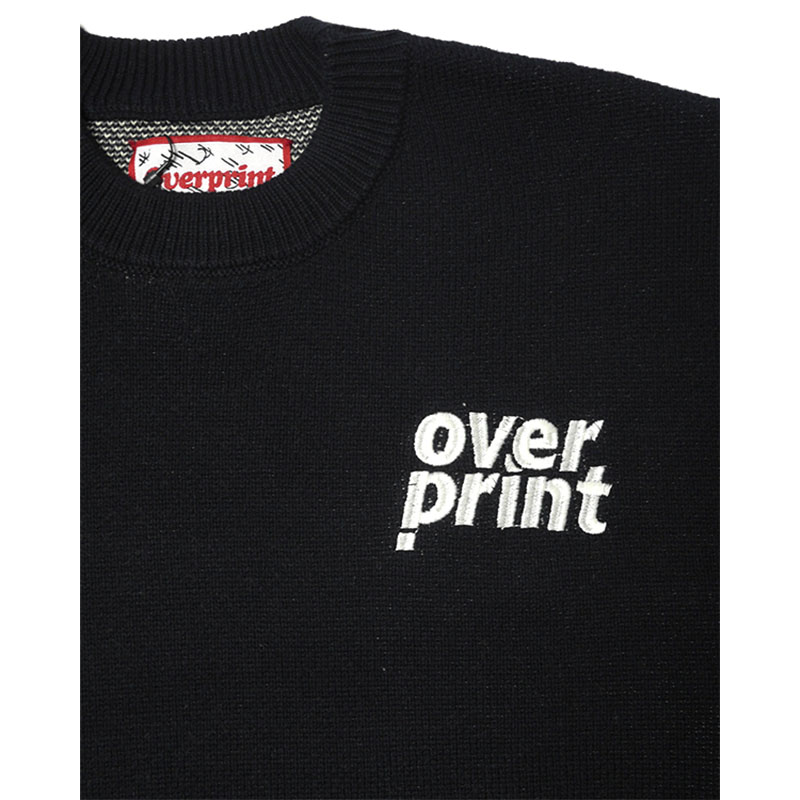 OVER PRINT(オーバープリント)/ POP ART JQ KNIT Ver:1 -2COLORS-