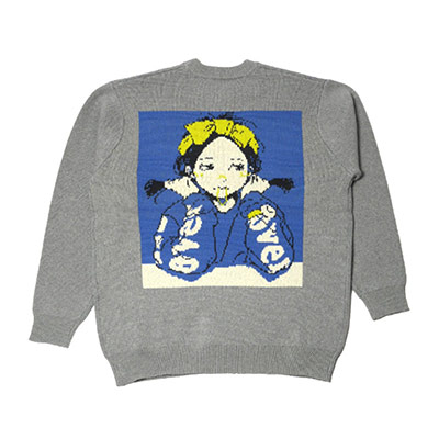 OVER PRINT(オーバープリント)/ POP ART JQ KNIT Ver:1 -2COLORS-