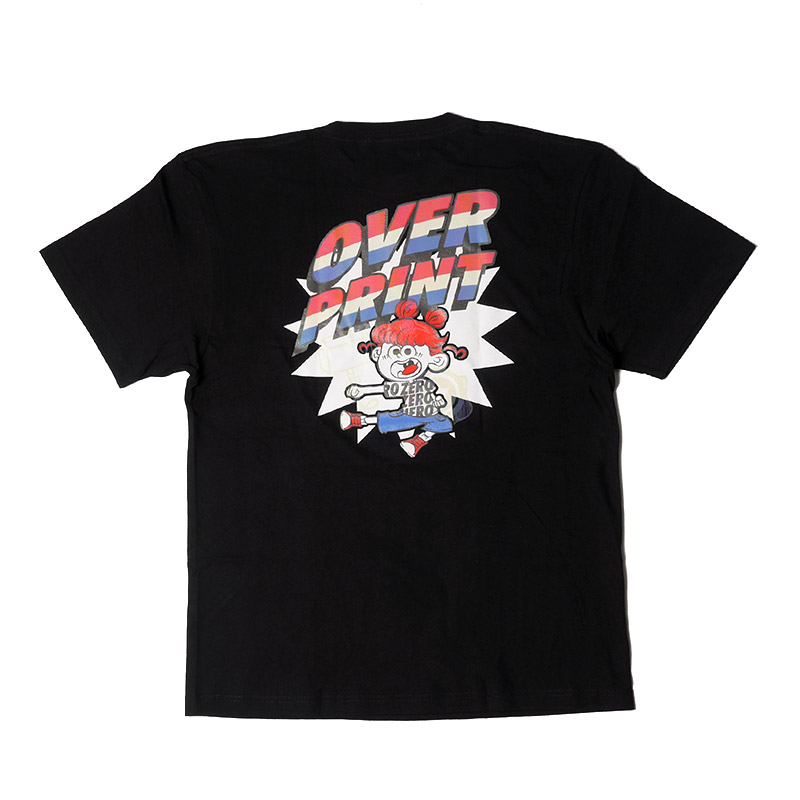 OVER PRINT(オーバープリント)/ CAPTAIN TEE -3.COLOR-(BLACK)