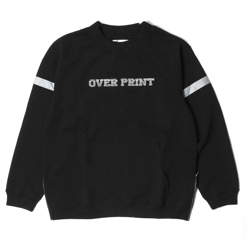 OVER PRINT(オーバープリント)/ Pullover Jersey-2.COLOR-(BLACK)