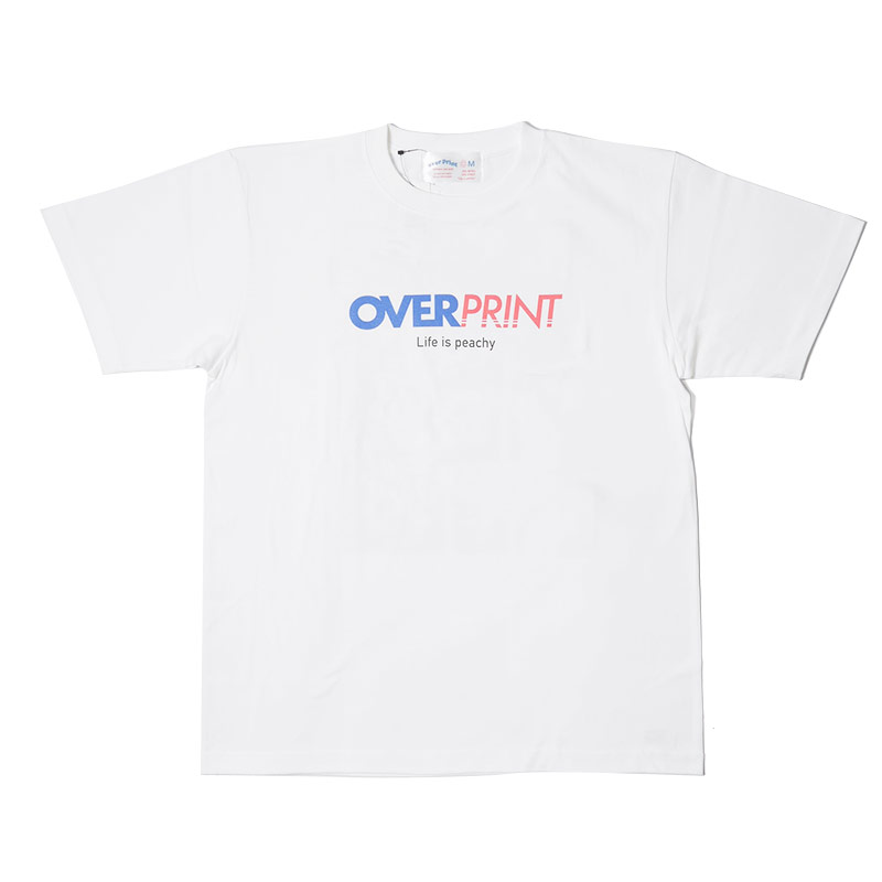 OVER PRINT(オーバープリント)/ COMICS TEE -WHITE-