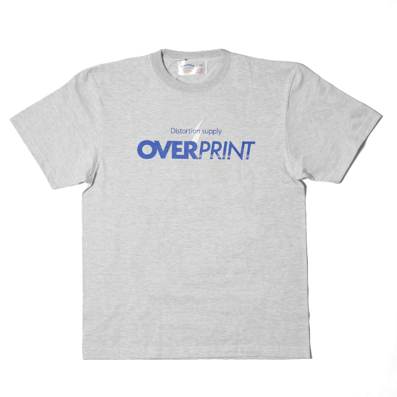 OVER PRINT(オーバープリント)/ Distortion Tee -2.COLOR-