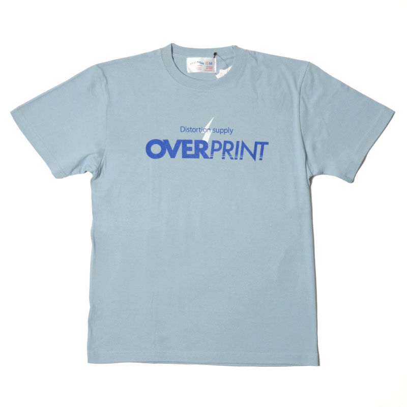 OVER PRINT(オーバープリント)/ Distortion Tee -2.COLOR-