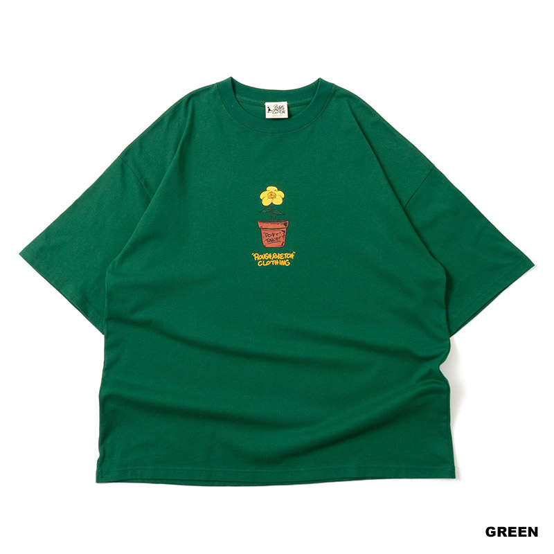 ROUGH SKETCH CLOTHING(ラフスケッチクロージング)/ THE FLOWER S/S TEE -3.COLOR-(GREEN)