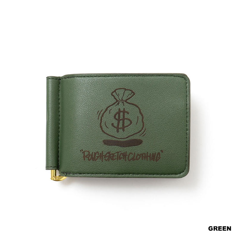 ROUGH SKETCH CLOTHING(ラフスケッチクロージング)/ RSC CLIPnFOLD WALLET -2.COLOR-(GREEN)