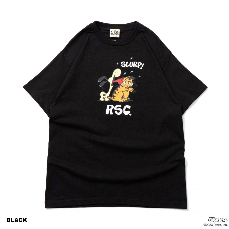 ROUGH SKETCH CLOTHING(ラフスケッチクロージング)/ RSC x GARFIELD SLURP S/S TEE -2.COLOR-(BLACK)