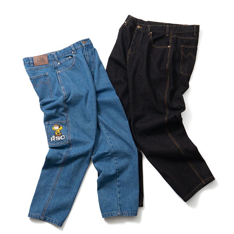 ROUGH SKETCH CLOTHING(ラフスケッチクロージング)/ ROUGH VINYL DENIM PANTS -2.COLOR-