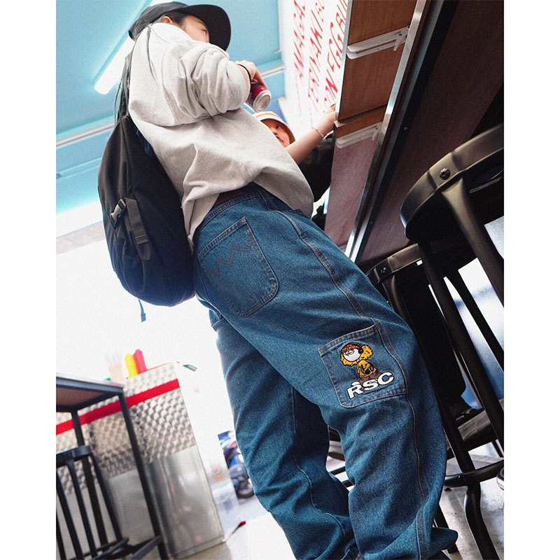 ROUGH SKETCH CLOTHING(ラフスケッチクロージング)/ ROUGH VINYL DENIM PANTS -2.COLOR-