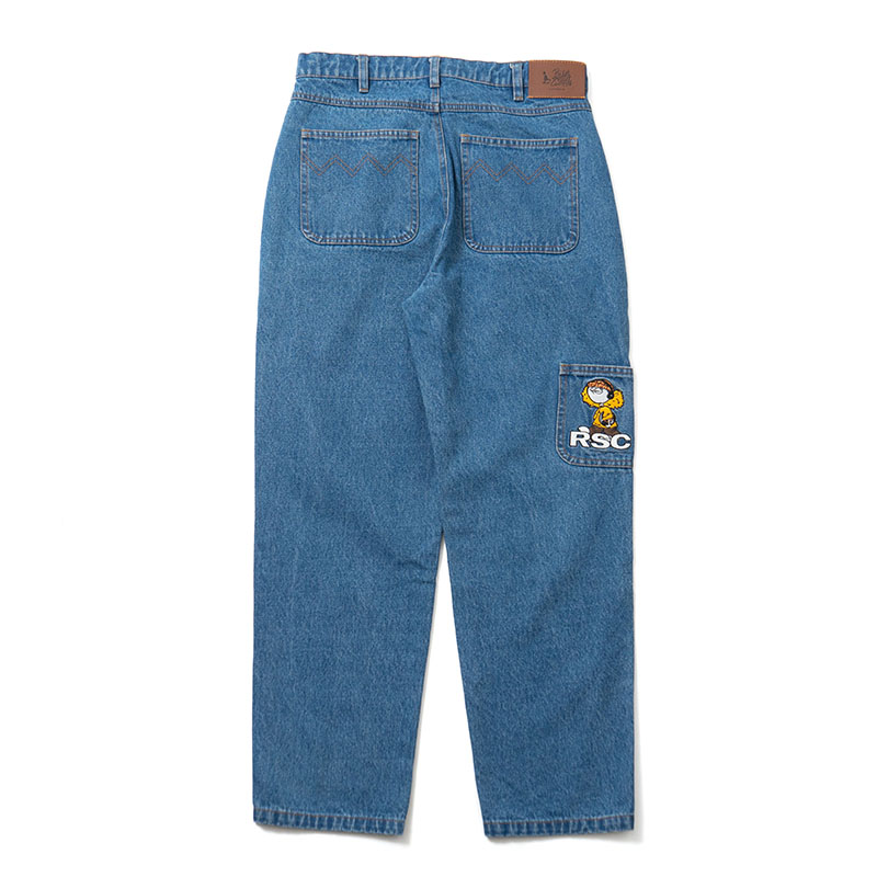 ROUGH SKETCH CLOTHING(ラフスケッチクロージング)/ ROUGH VINYL DENIM PANTS -2.COLOR-(L.BLUE)