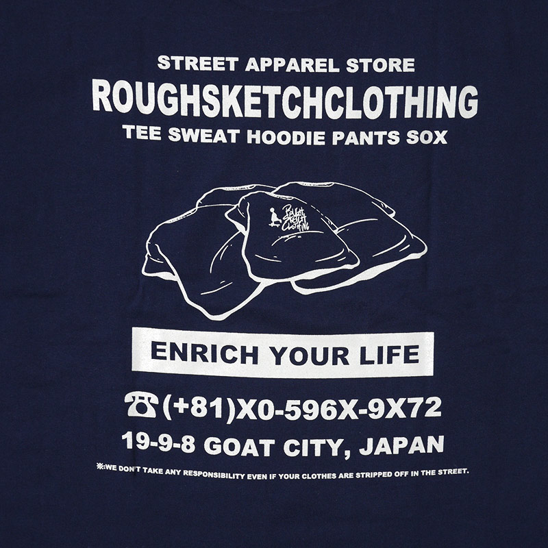 ROUGH SKETCH CLOTHING(ラフスケッチクロージング)/ RSC STORE SS TEE -4.COLOR-